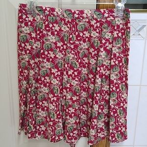 Vintage flower print skirt, like new!